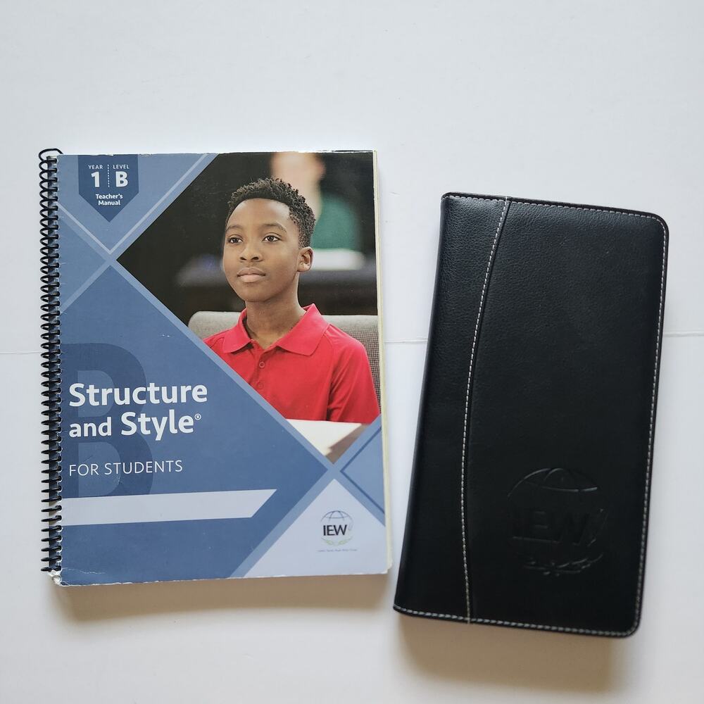IEW Structure & Style Year 1 Level B Teacher's Manual DVDs Writing Andrew Pudewa